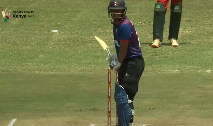 केन्या विरुद्धको अन्तर्ष्ट्रिय टी–२० क्रिकेट सिरिजमा नेपालकाे जित